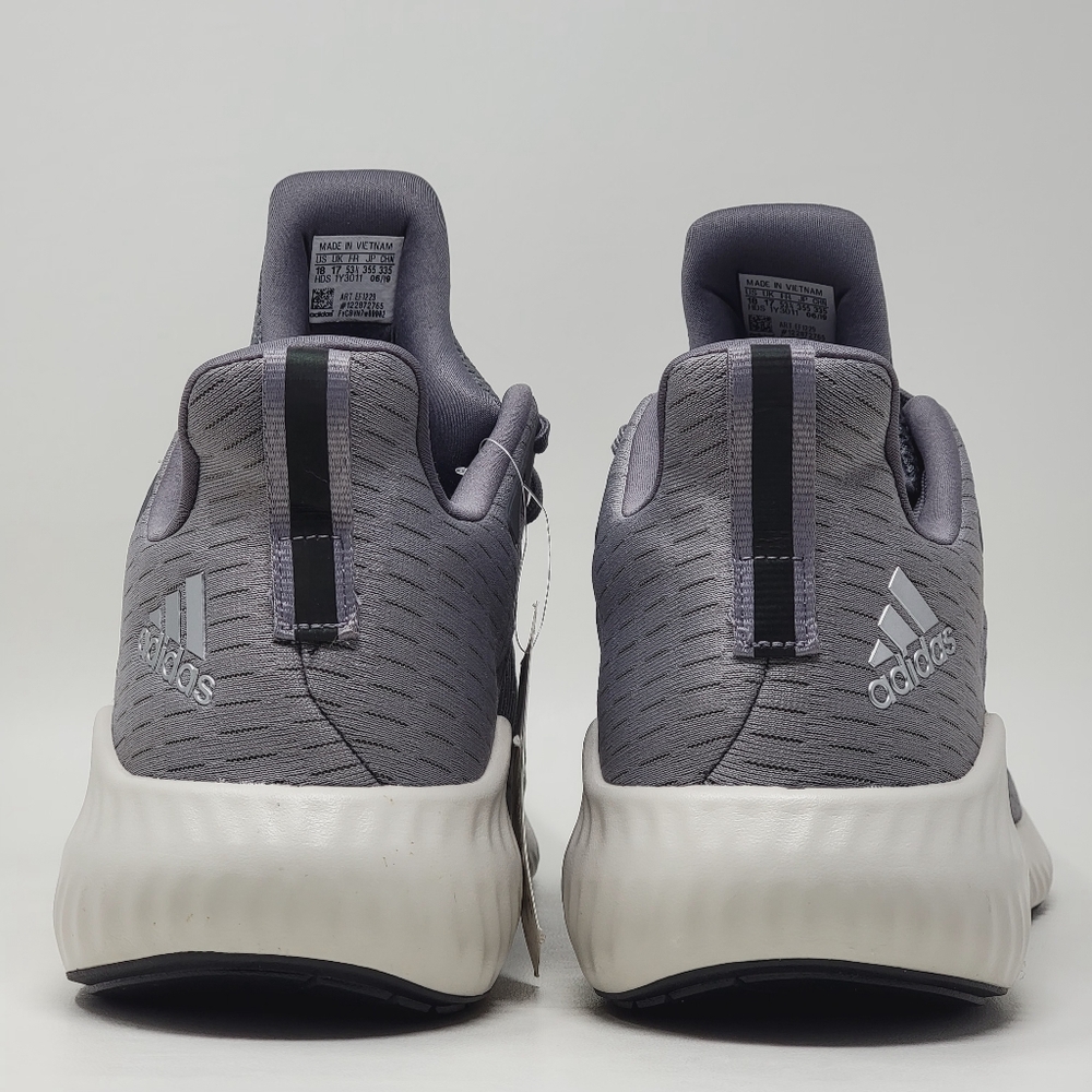 Adidas Alphabounce U Silver Metal EF1229 Running Shoe Sneaker Men's Sz 18 New - Picture 7 of 10